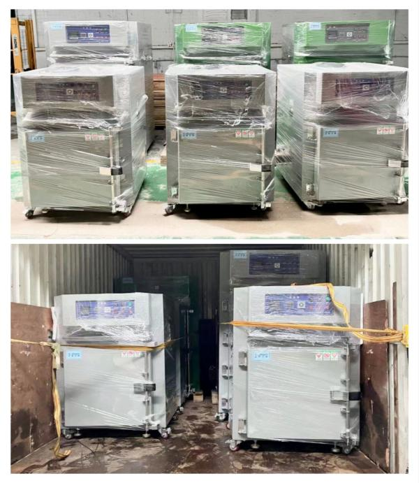 6臺非標(biāo)定制高溫老化試驗(yàn)箱， ?送貨廣州萬寶家用電器公司。